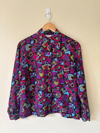 Image 2 of Vintage Long Sleeve Eable Narge Shirt with Fun Bold Print 