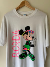 Image 2 of Mickey Mouse Vintage Velva Sheen Florida Disney Tee 