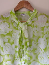 Image 3 of Vintage 1950s TETREX Short Sleeve Tie Front Shirt