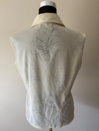 Image 4 of Vintage Suzanne Grae Lemon Sleeveless Summer Shirt