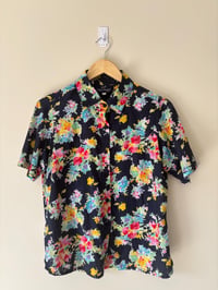 Image 3 of Vintage Short Sleeve Callan designs Floral Summer Shirt