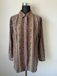 Image 4 of Vintage Classic Long Sleeve Paisley Shirt 