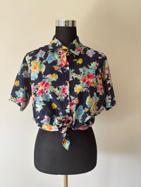 Image 5 of Vintage Short Sleeve Callan designs Floral Summer Shirt