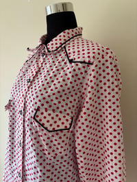Image 5 of Handmade Polka Dot Vintage Westen Style Shirt