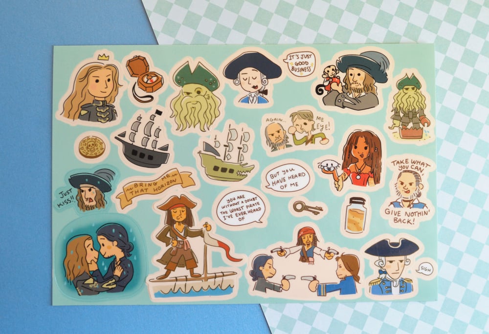 Image of PotC Sticker Sheet