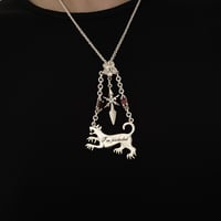 Image 3 of Tiger grenat necklace 