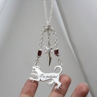 Image 2 of Tiger grenat necklace 