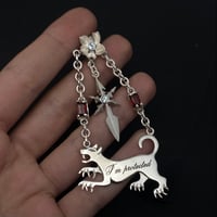 Image 1 of Tiger grenat necklace 