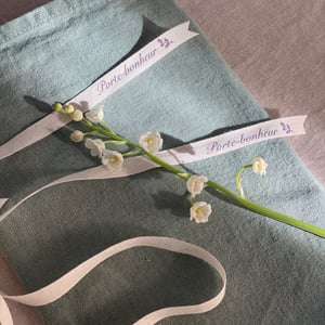 Image of RUBAN porte bonheur-bonjour