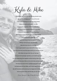 Image 9 of Personalised rhyme for couples 