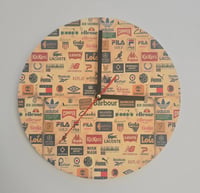 Image 1 of MATCHING CLOCK - SAME DESIGN AS SURROUND ART 