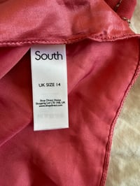 Image 5 of Vintage Y2K pink top with silver beaded detail 