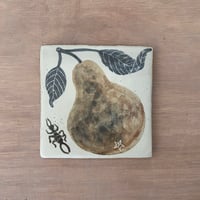 Image 1 of Pear and earwig tile 