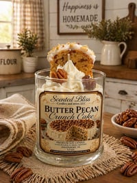 Butter Pecan Crunch Cake Candle 