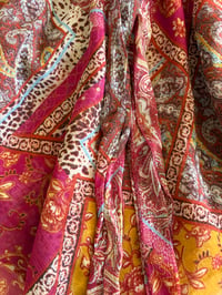Image 5 of Vintage Y2K asymmetrical hem paisley knot bust bust cami 