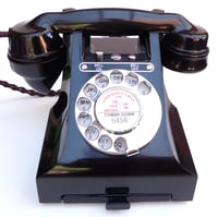 Image 1 of VOIP Ready GPO 328 Bell On / Bell Off Bakelite Telephone