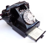 Image 3 of VOIP Ready GPO 328 Bell On / Bell Off Bakelite Telephone