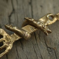 Image 2 of Eel fork in bronze/mixed metal