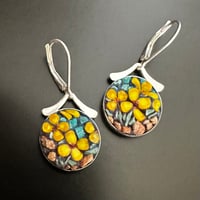 Image 1 of Desert (California) Poppy Earrings 
