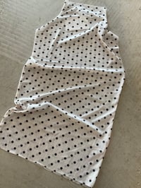 Image 1 of Polka Mesh Top — High Neck