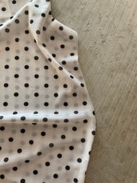 Image 2 of Polka Mesh Top — High Neck