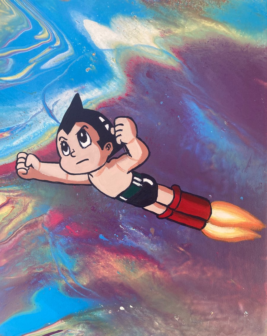 Image of Astroboy (original on canvas)