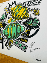 Image 4 of Keyside Lemon & Lime Limited Edition Signed Framed Print