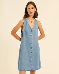Image 2 of Vestido skate denim