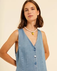 Image 3 of Vestido skate denim