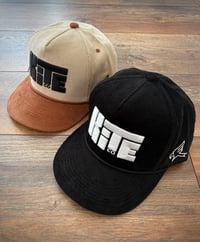 Banoffee or Liquorice 5 Panel Cord Caps