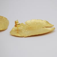 Image 4 of Golden Medusa Earrings