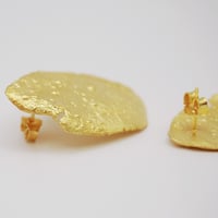 Image 5 of Golden Medusa Earrings