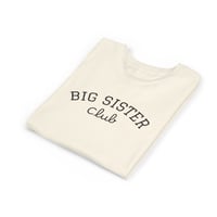 Image 3 of Big Sister Club Youth Tee – Cute Big Sister Announcement Shirt