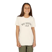 Image 4 of Big Sister Club Youth Tee – Cute Big Sister Announcement Shirt