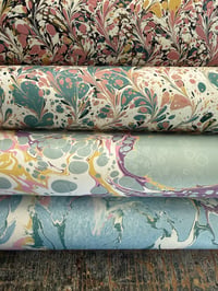 Image 1 of Marbled Paper Assorted Listing - Sheets 77-80 (to purchase individually)