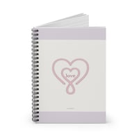 Image 2 of Love Heart Spiral Notebook — Ruled Journal for Notes & Gifts