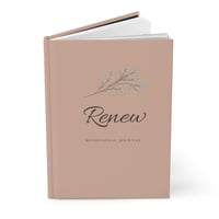 Image 3 of Renew - Devotional  Hardcover Journal by Leafy Dreams PA