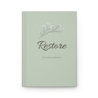 Image 1 of Restore Devotional  Hardcover Journal by Leafy Dreams PA