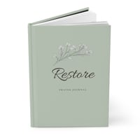 Image 3 of Restore Devotional  Hardcover Journal by Leafy Dreams PA