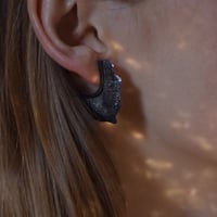 Image 1 of Oxsidised Medusa earrings
