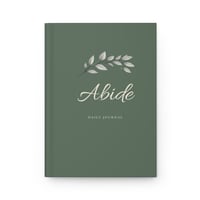 Image 1 of Abide Devotional  Hardcover Journal by Leafy Dreams PA