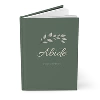 Image 3 of Abide Devotional  Hardcover Journal by Leafy Dreams PA