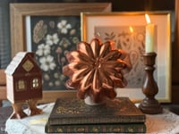 Image 2 of Set of 3 Vintage Copper Tin Jello Molds 