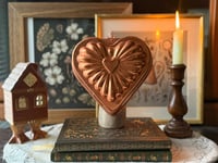 Image 3 of Set of 3 Vintage Copper Tin Jello Molds 