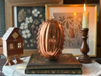 Image 4 of Set of 3 Vintage Copper Tin Jello Molds 
