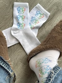 Image 3 of PLAISIR ET SAVOIR-VIVRE CLASSIC SOCKS 