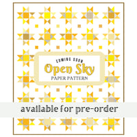 Image 1 of Open Sky PAPER Quilt Pattern