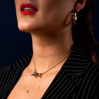 Image 4 of Love Necklace (18ct Gold Plated)