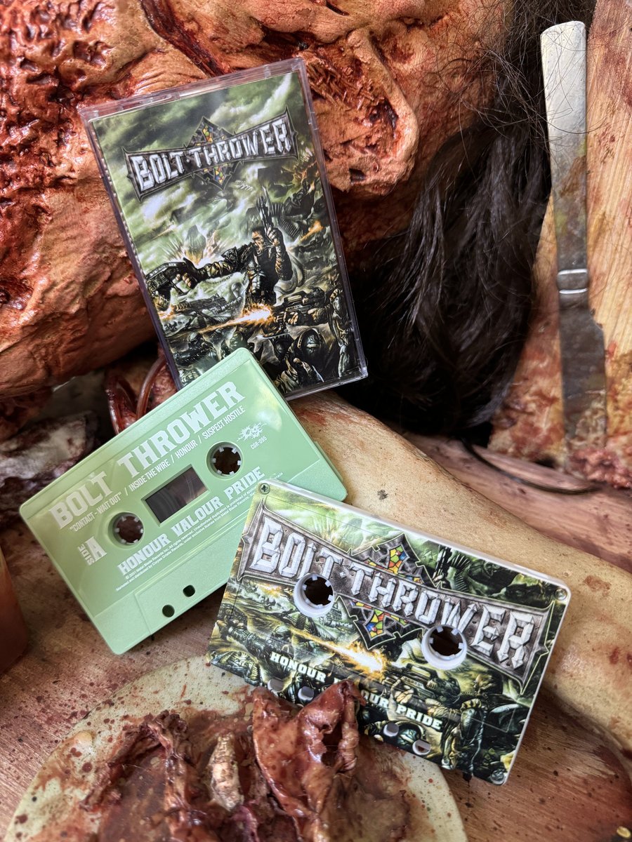 BOLT THROWER - Honour, Valour, Pride cassette | Gurgling Gore