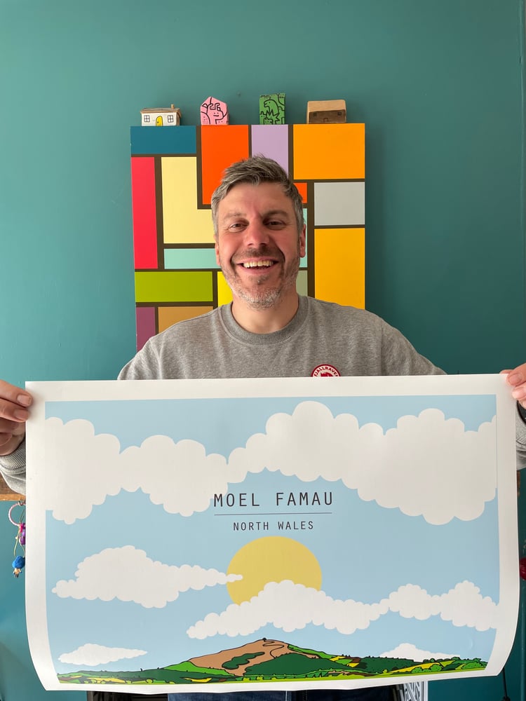 Image of Moel Famau print